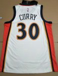 NBA 30 Curry Warriors Maillot Retro blanc